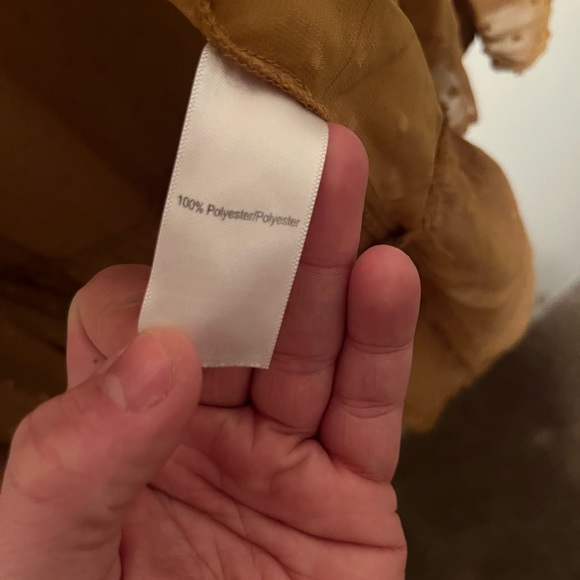 Maurice’s brand mustard yellow Swiss dot kimono - Picture 4 of 4